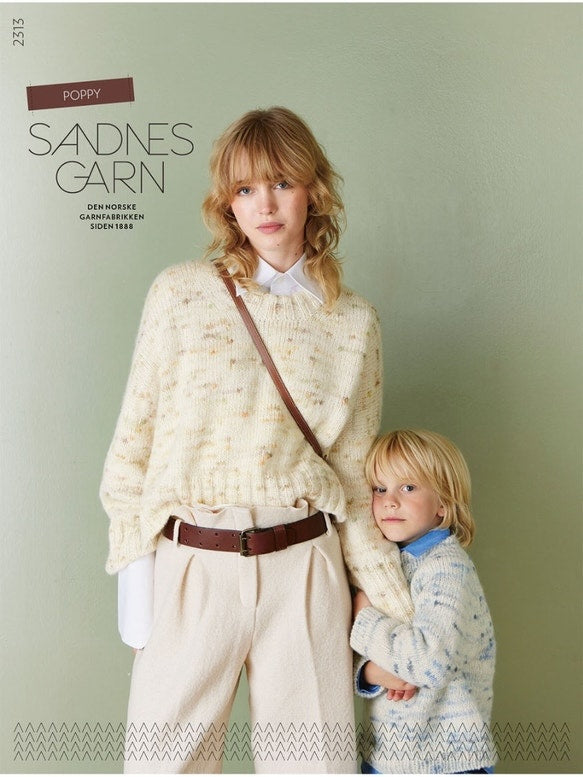 Sandnes Magazin 2313 Poppy, Hadley Pullover für Frauen und Kinder Titel