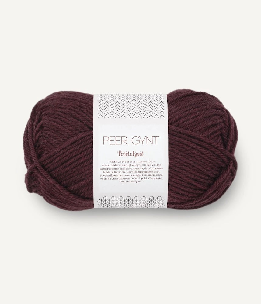 Sandnes Garn Peer Gynt by PetiteKnit Farbe velvet fig 4682