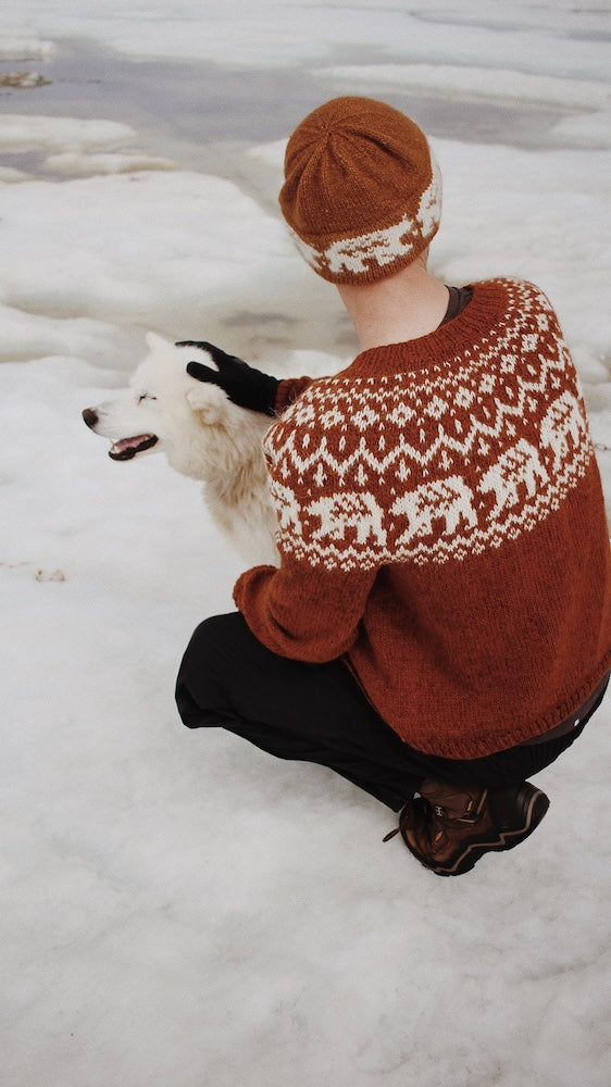Saskie und Co Narnia Jumper mit Lettlopi von Lopi Island 3