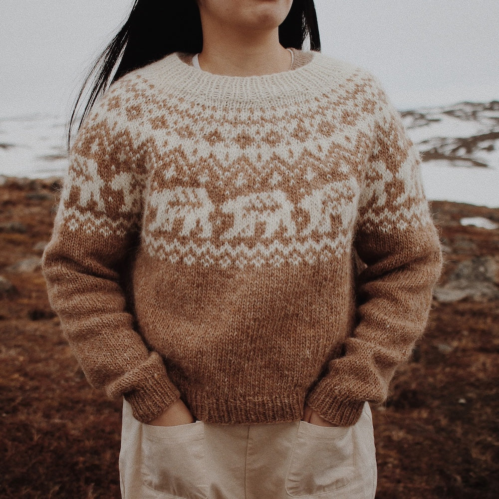Saskie und Co Narnia Jumper mit Lettlopi von Lopi Island 4