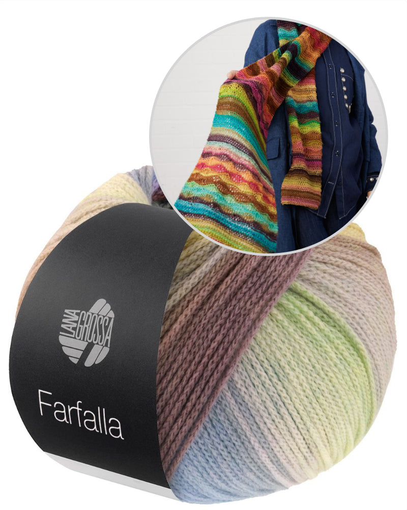 Schal Welle von Lana Grossa mit Farfalla 5