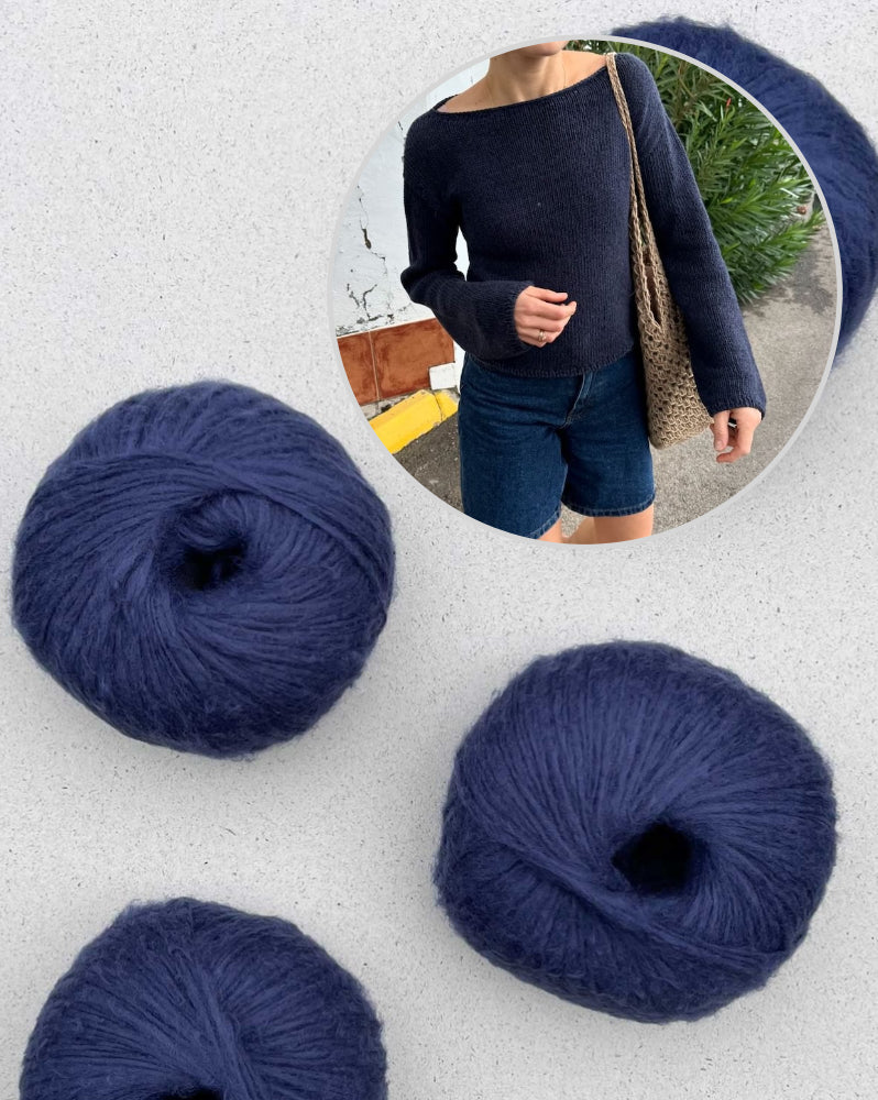 Sevilla Blouse PetiteKnit in der Pascuali Edition mit Suave zweifädig 8