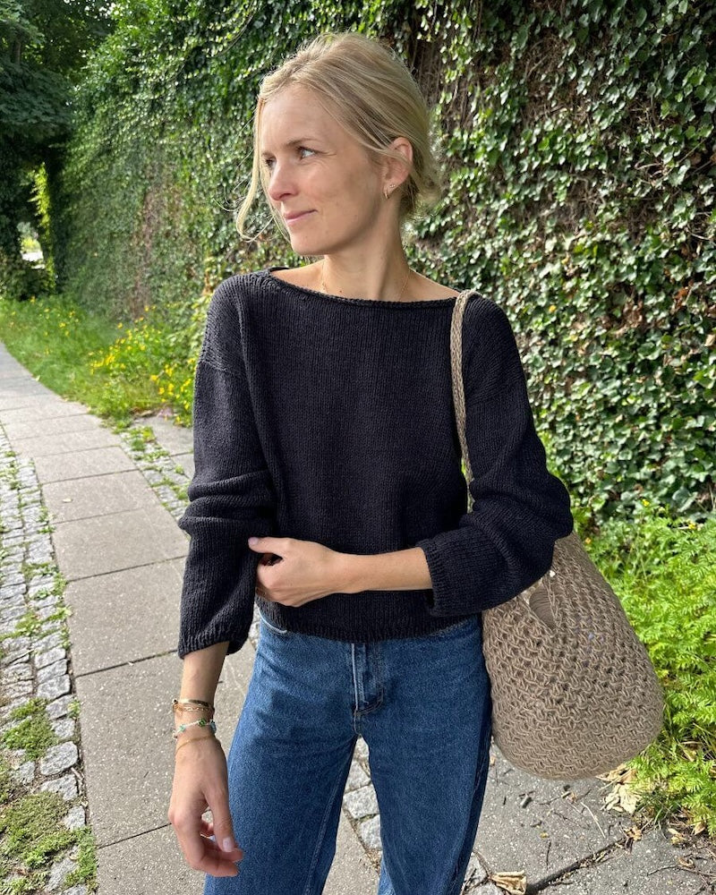 Sevilla Blouse | lässiger Sommerpullover aus Line und Tynn Line von Sandnes Garn