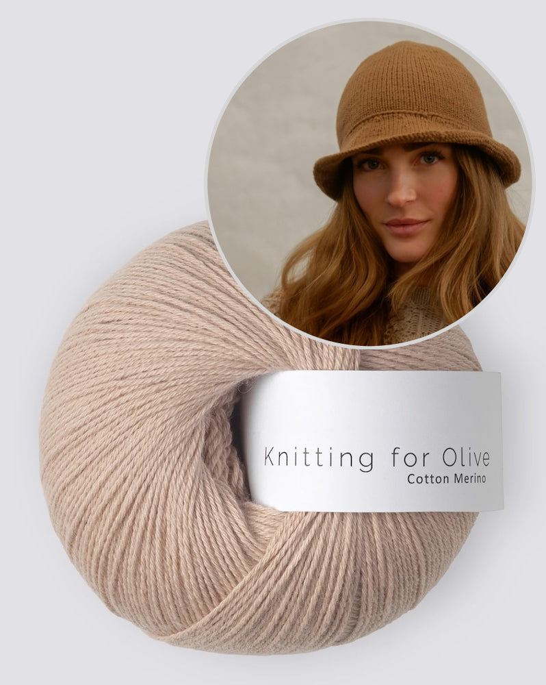 Shadow Hat von Knitting for Olive mit Cotton Merino 8