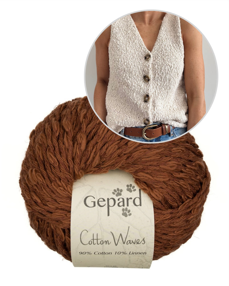 Shoreline Top | beachy Vibes aus Cottonwaves von Gepard Garn