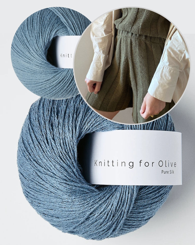 My Favourite Things Knitwear Shorts No. 1 mit Pure Silk und Merino von Knitting for Olive 10