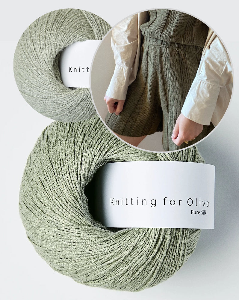 My Favourite Things Knitwear Shorts No. 1 mit Pure Silk und Merino von Knitting for Olive 14