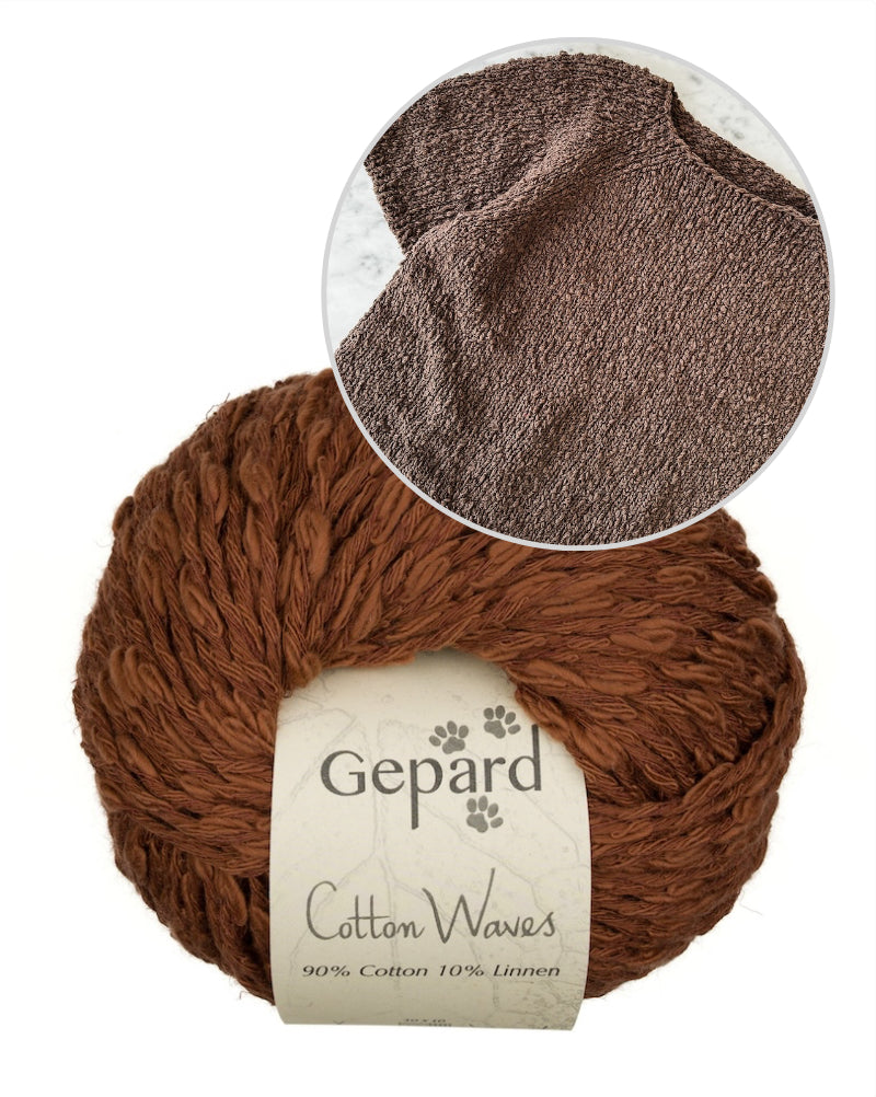 Sidewalk Tee | super easy with beautiful texture made from Cottonwaves by Gepard Garn