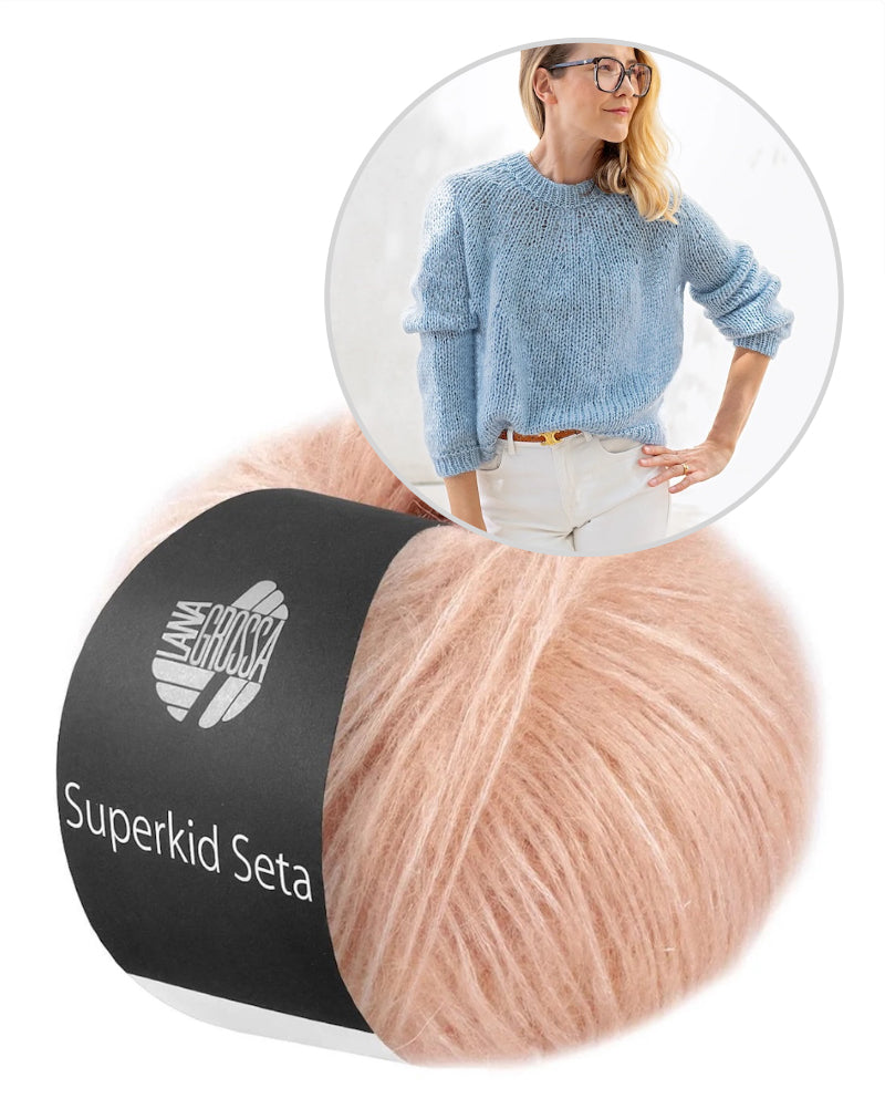 Sky Sweater von Sinchens mit Superkid Seta von Lana Grossa 11