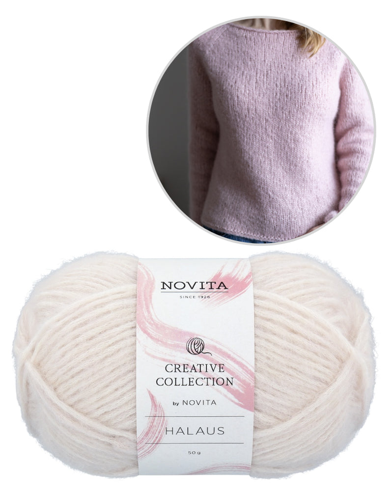 Slow Morning Sweater | lässiger Basic Pullover aus Halaus von Novita