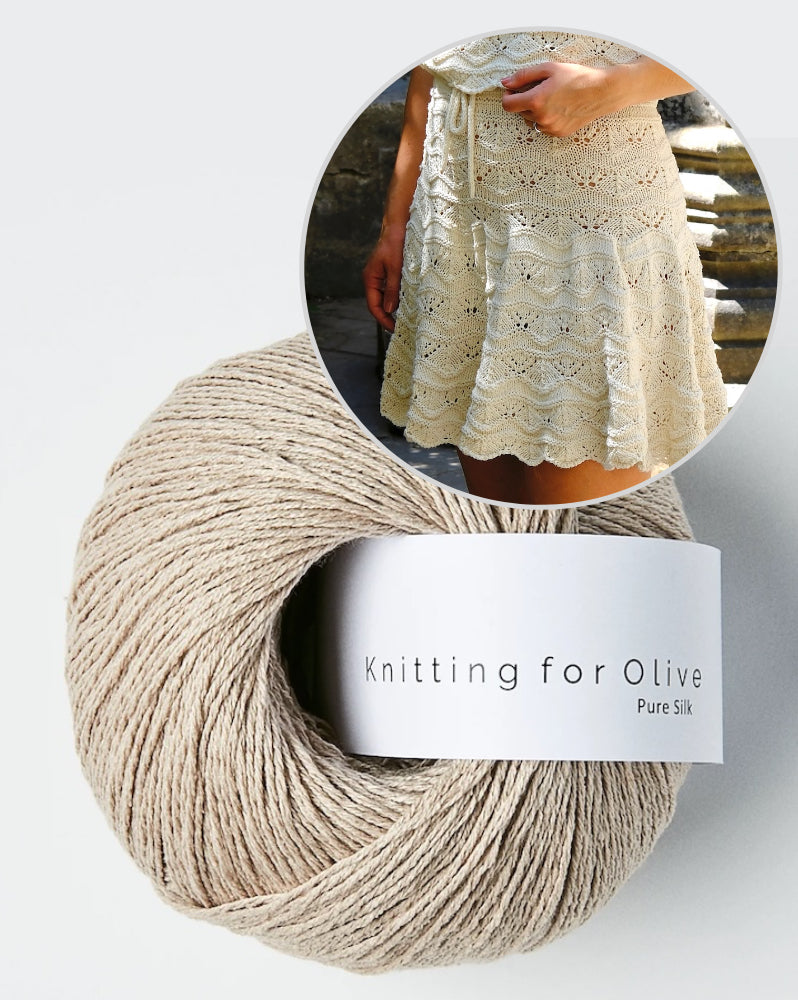 Solène Rock | zartes Muster aus Pure Silk von Knitting for Olive