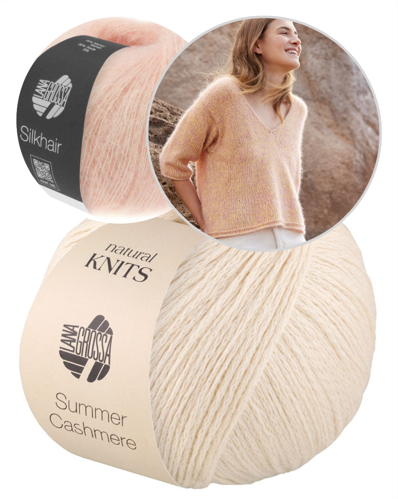 Sommer Pullover aus Summer Cashmere und Silkhair von Lana Grossa 3
