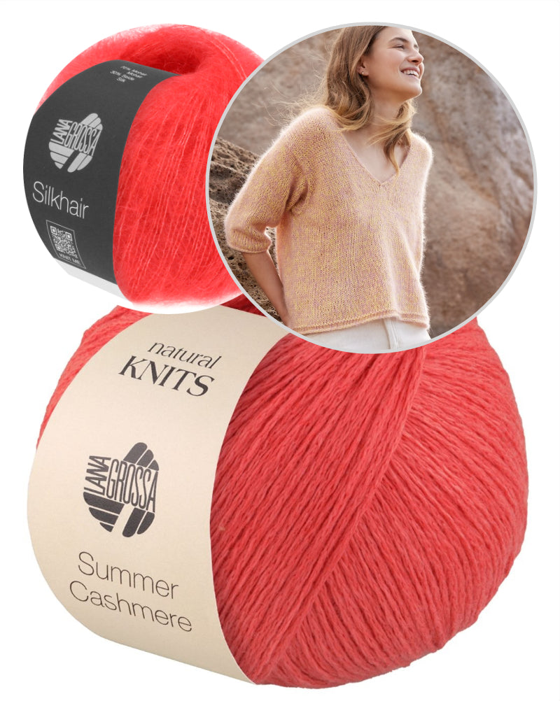Sommer Pullover aus Summer Cashmere und Silkhair von Lana Grossa 4