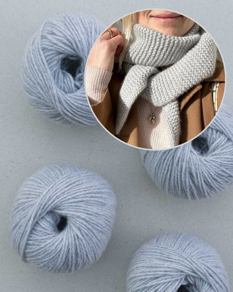 PetiteKnit Sophie Shawl mit Cashmere Charis von Pascuali 9