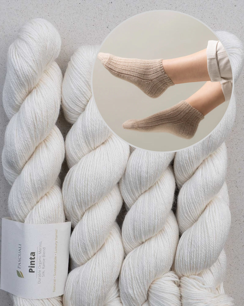 Striped Ankle Socks | zarte Streifen aus Pinta von Pascuali