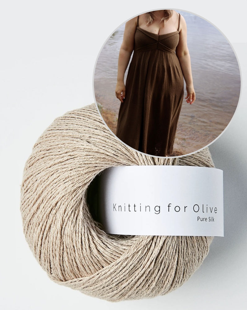 Summer Fling | fließendes Sommerkleid aus Pure Silk von Knitting for Olive