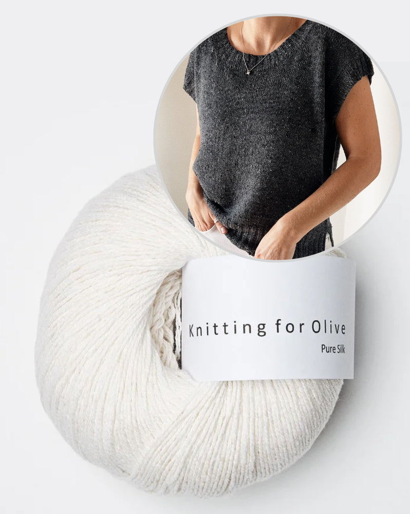 Suri Shirt | silkeagtig blød og enkel i ren silke fra Knitting for Olive