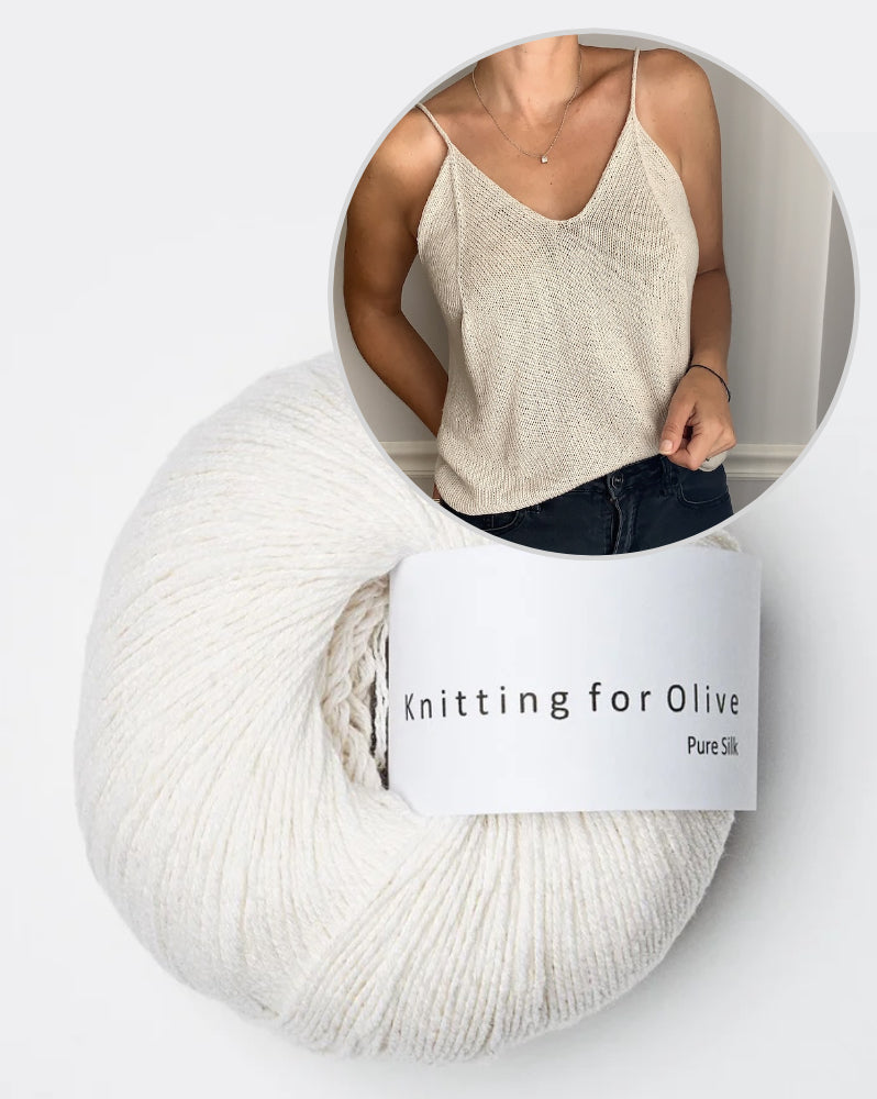 Svila Camisole von Caidree mit Pure Silk von Knitting for Olive 10