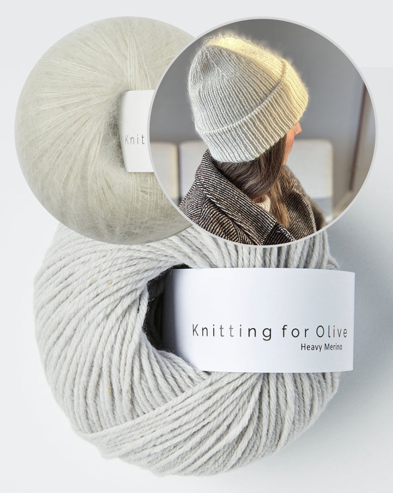 Other Loops Swirl Loop Beanie mit Heavy Merino und Soft Silk Mohair von Knitting for Olive 5