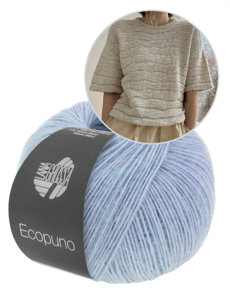 Otherloops Tide Loop Tee einfädig aus Ecopuno von Lana Grossa 13