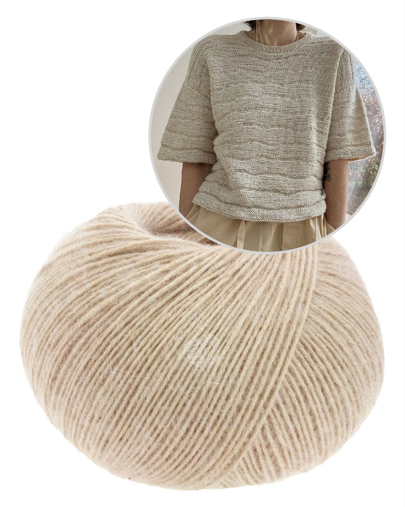 Otherloops Tide Loop Tee einfädig aus Ecopuno von Lana Grossa 9