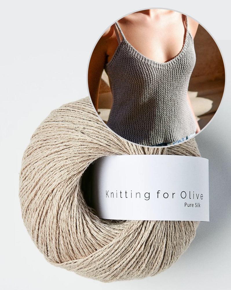 Trille Top | einfaches Top aus Pure Silk von Knitting for Olive