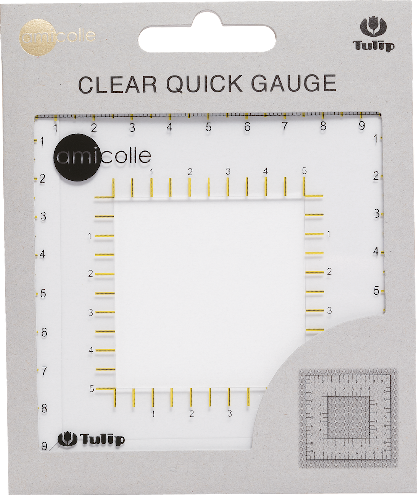 Tulip Lineal für Maschenprobe durchsichtig 1