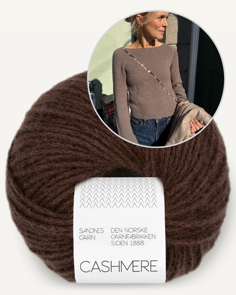 PetiteKnit Valerie Blouse mit Cashmere von Sandnes Garn 9