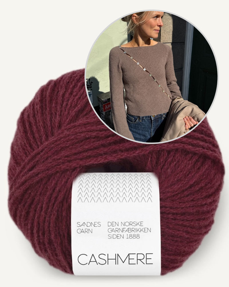 PetiteKnit Valerie Blouse mit Cashmere von Sandnes Garn 6