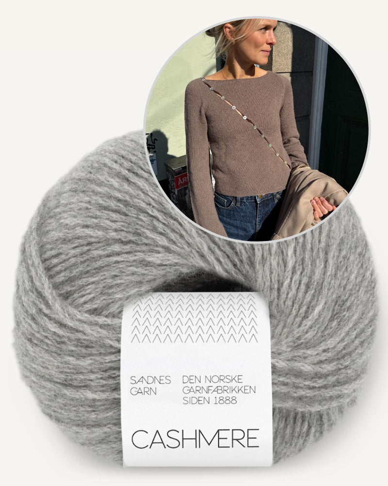 PetiteKnit Valerie Blouse mit Cashmere von Sandnes Garn 7