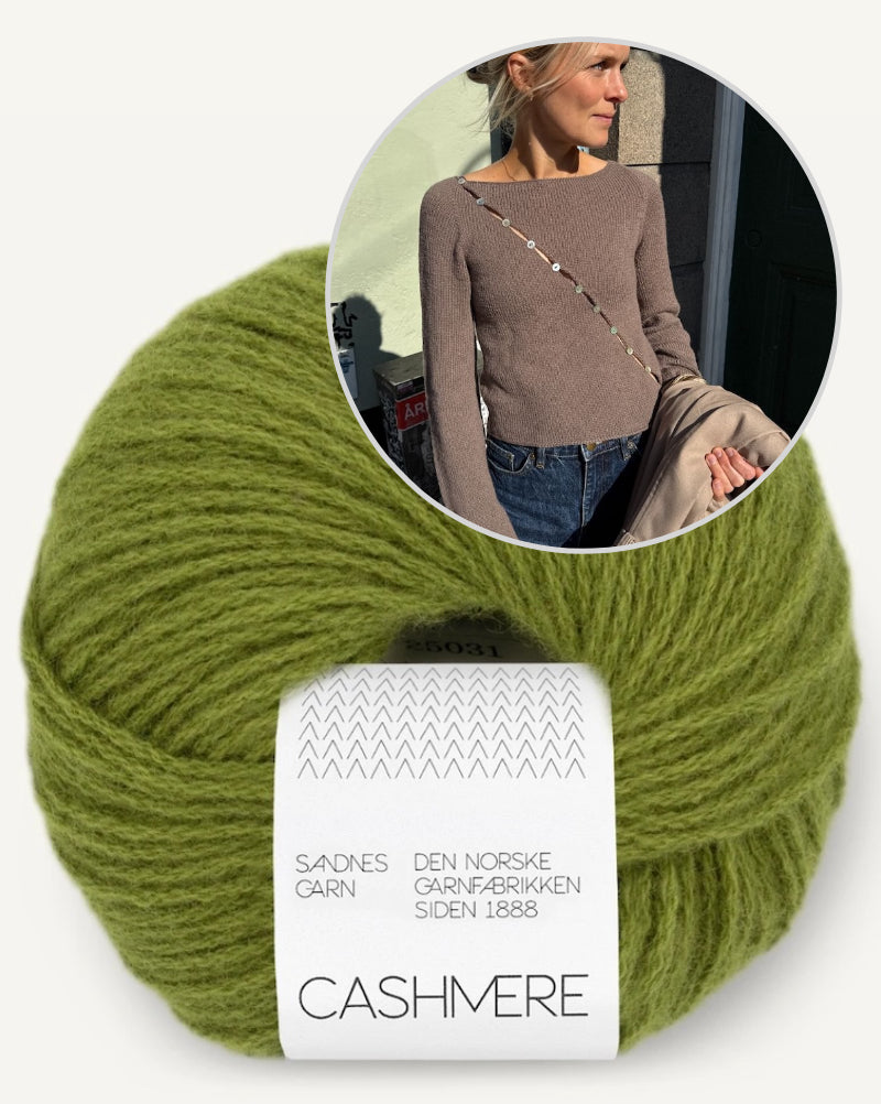 PetiteKnit Valerie Blouse mit Cashmere von Sandnes Garn 12