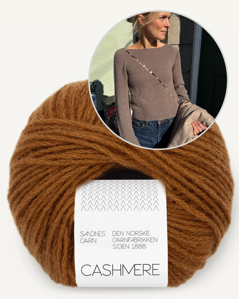 PetiteKnit Valerie Blouse mit Cashmere von Sandnes Garn 8