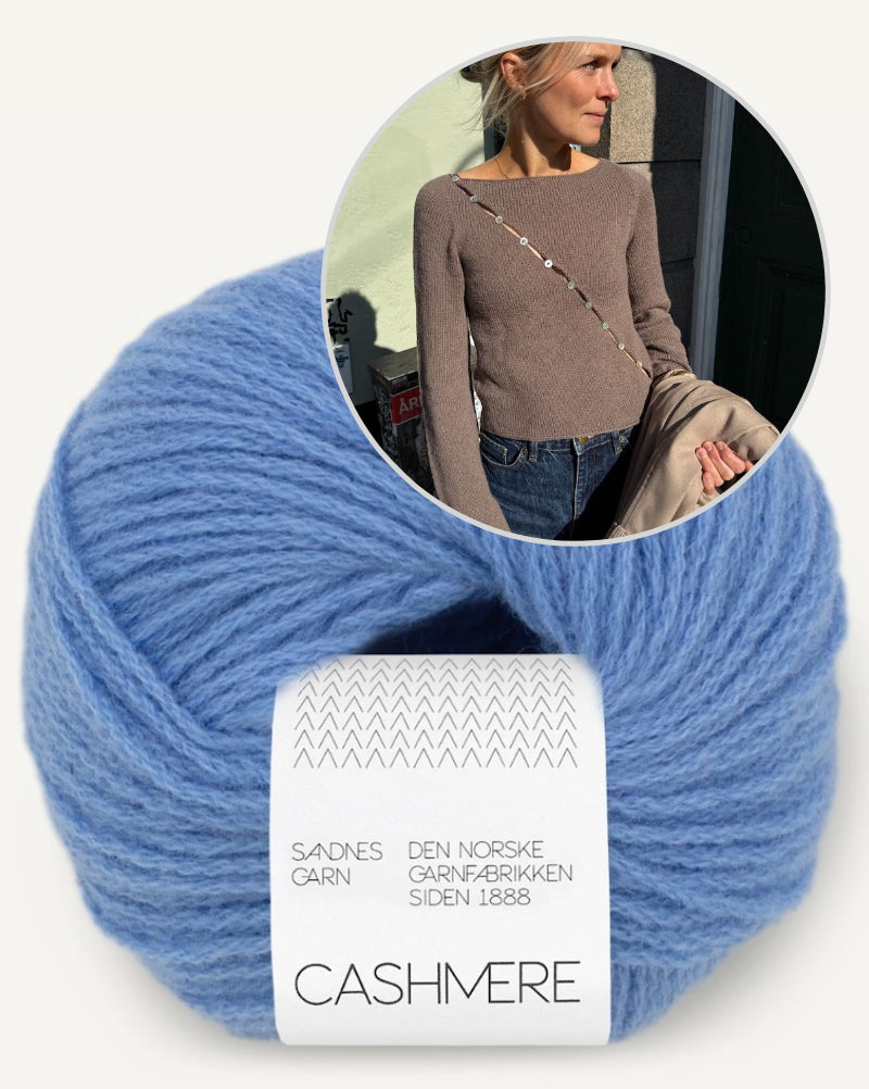 PetiteKnit Valerie Blouse mit Cashmere von Sandnes Garn 11