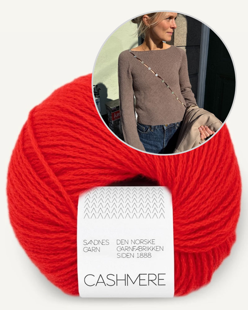 PetiteKnit Valerie Blouse mit Cashmere von Sandnes Garn 10