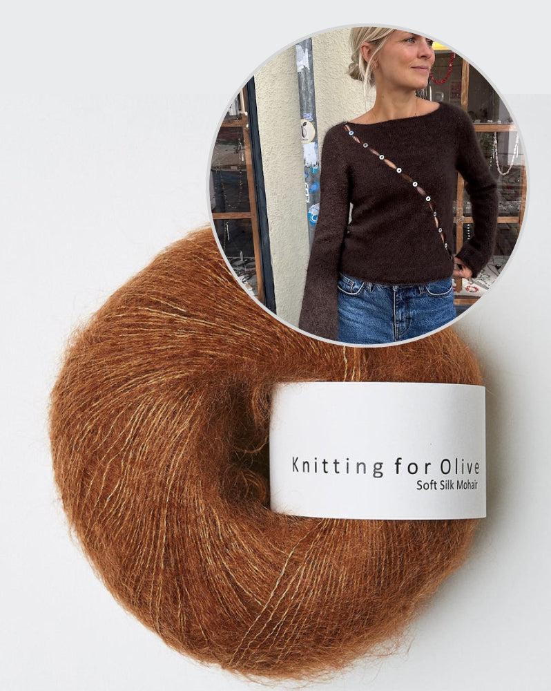 PetiteKnit Valerie Blouse mit Soft Silk Mohair von Knitting for Olive 10