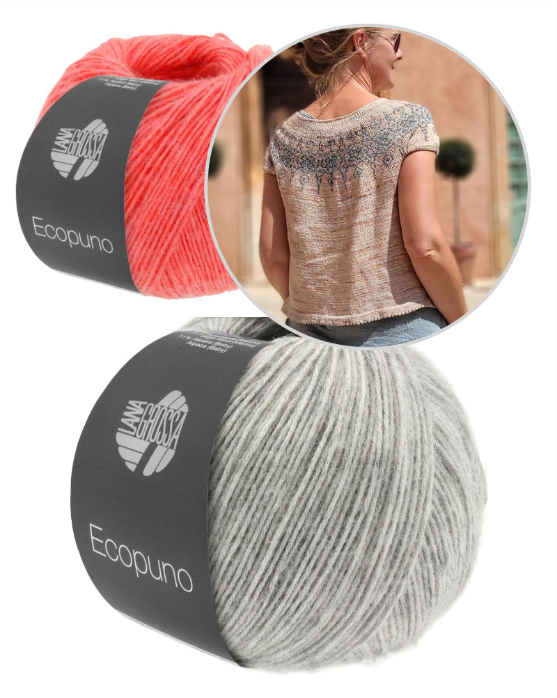 Elenor Mortensen Vicia Tee mit Ecopuno von Lana Grossa 7