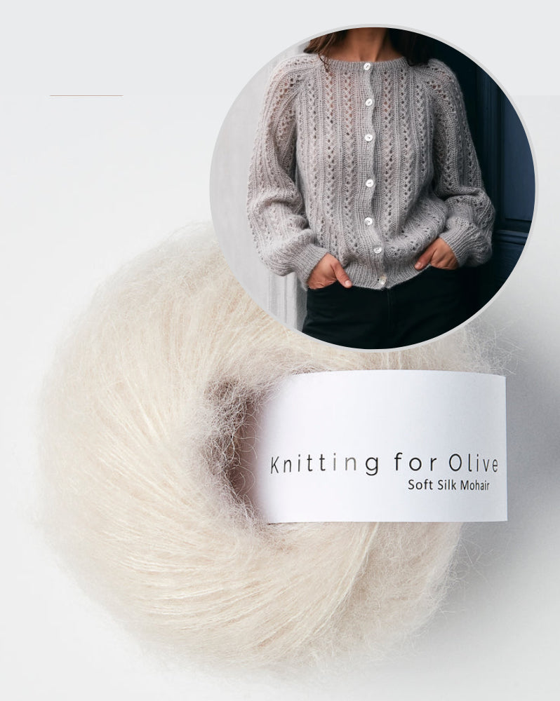 Waffle Cardigan Knitting for Olive mit Soft Silk Mohair von Knitting for Olive 14