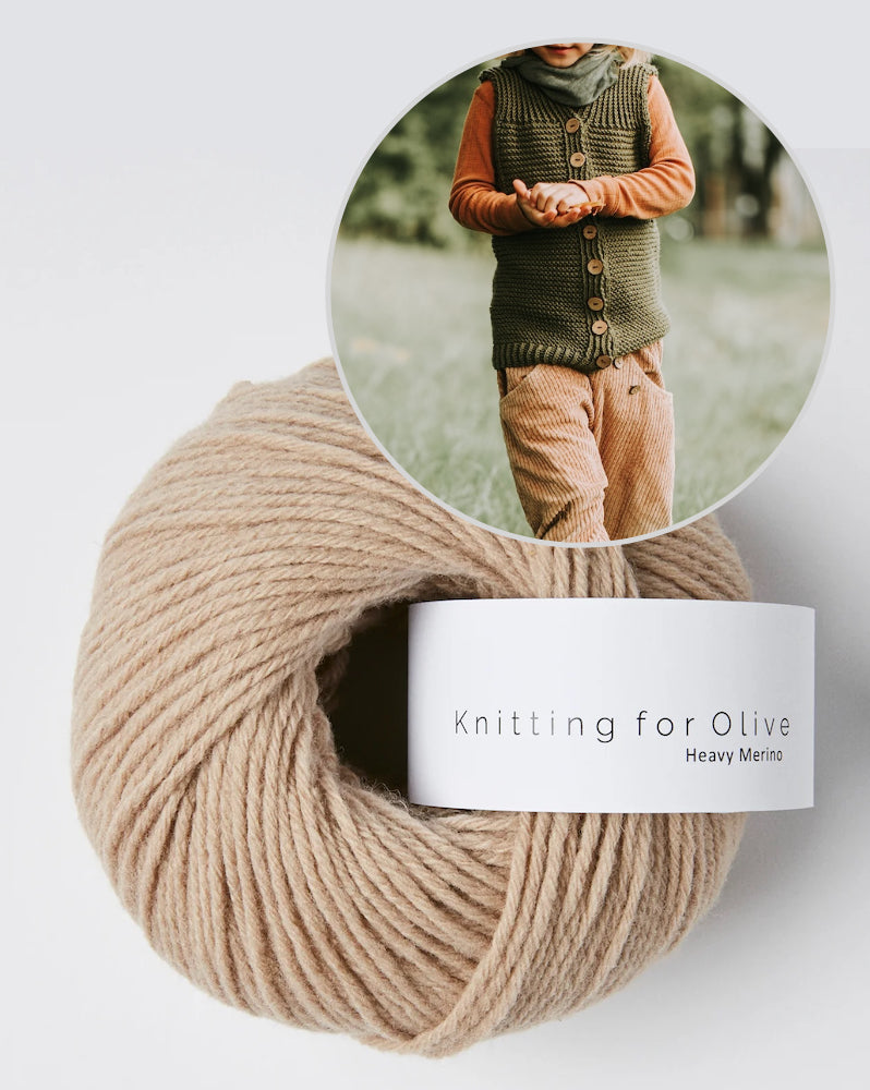 Waldling Weste | auch für Anfänger aus Heavy Merino von Knitting for Olive