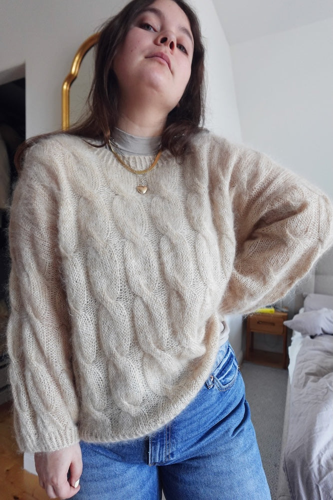 Louise Blouse von wemadewardrobe mit Soft Silk Mohair von Knitting for Olive 9