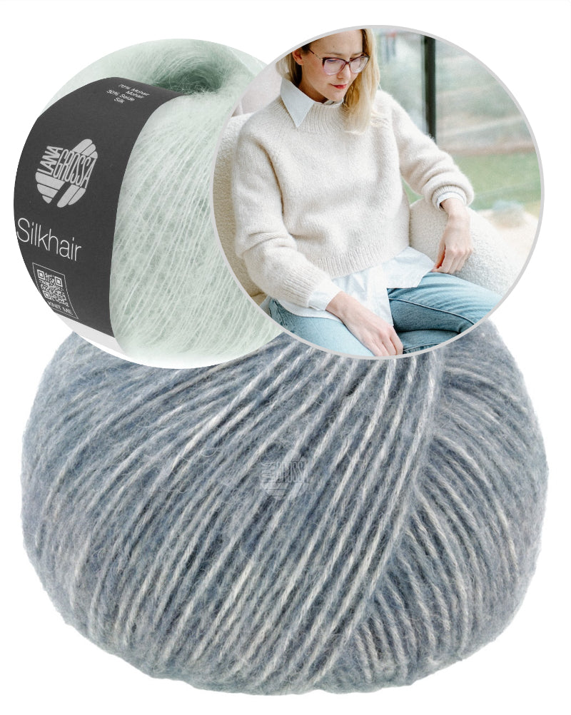 Sinchens by Lana Grossa Wendingersweater Light mit Natural Alpaca Pelo und Silkhair von Lana Grossa 13