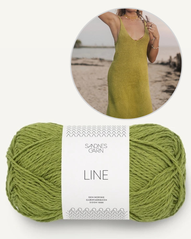 Willow Kjole | perfektes Sommerkleid aus Line von Sandnes Garn