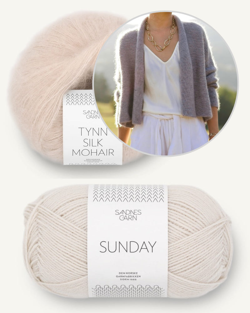 Moonlight Cardigan von Minimi Knit Design aus Sunday und Tynn Silk Mohair 16