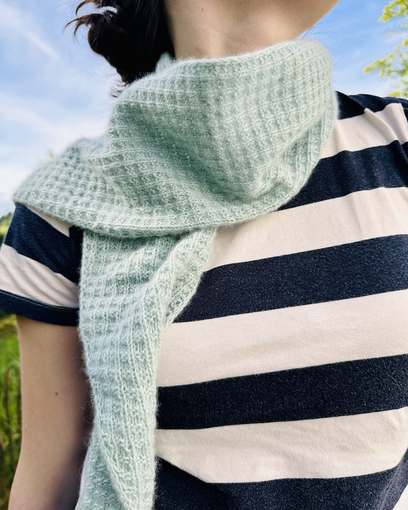 Wolkenmosaik Scarf - Pascuali Edition | hauchzartes Tuch aus Cashmere Lace von Pascuali