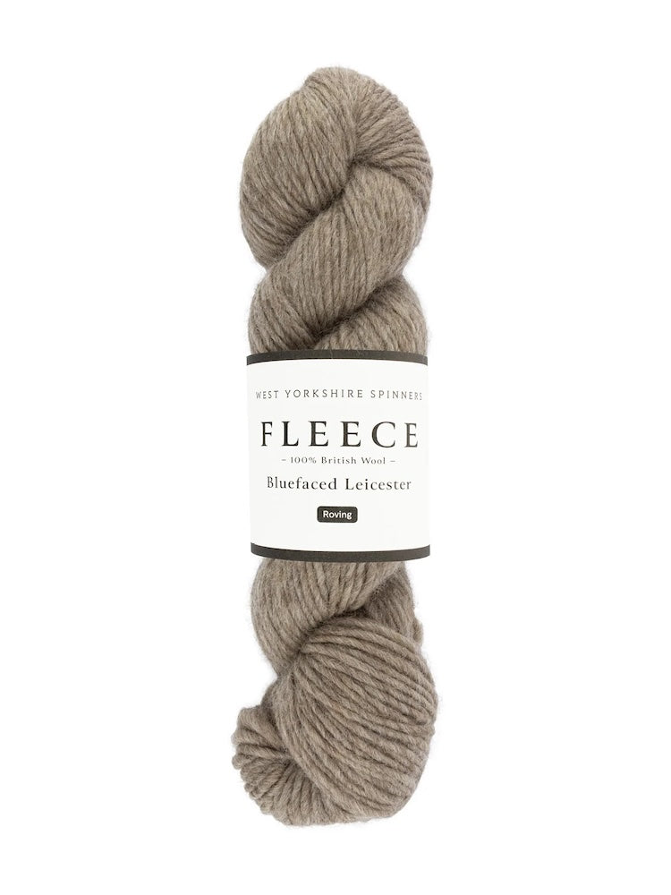 Fleece Bluefaced Leicester Roving | ungefärbtes Garn super natürlich