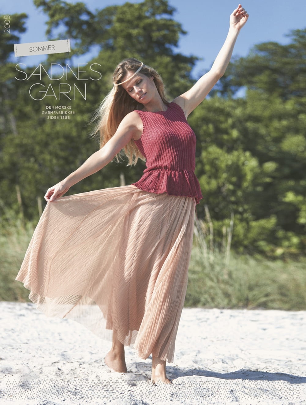 Sandnes Anleitungsheft Damen Sommer 2005 Cover