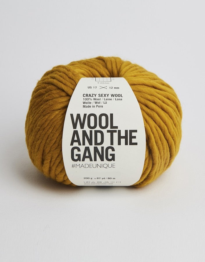 Crazy Sexy Wool von Wool and the Gang Farbe bronzed olive