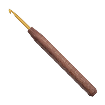 Walnut Gold Häkelnadel