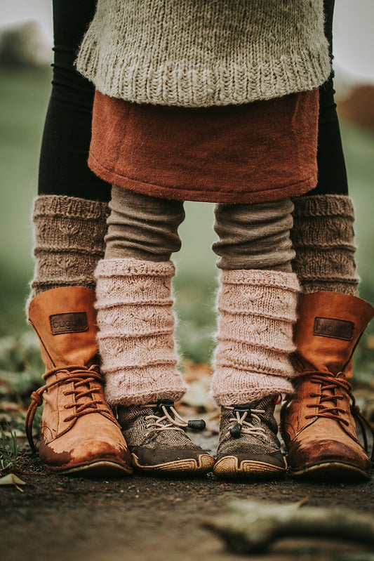 Beinstulpen Wiesenblume (PDF) - Anleitung