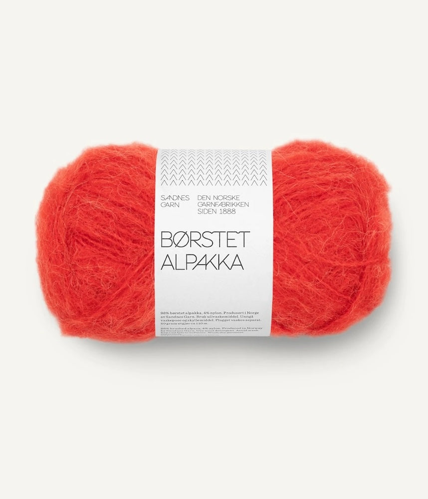 Sandnes Garn Borstet Alpakka Farbe 4018