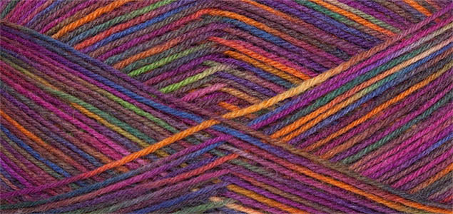 Supersocke 4-fach Color